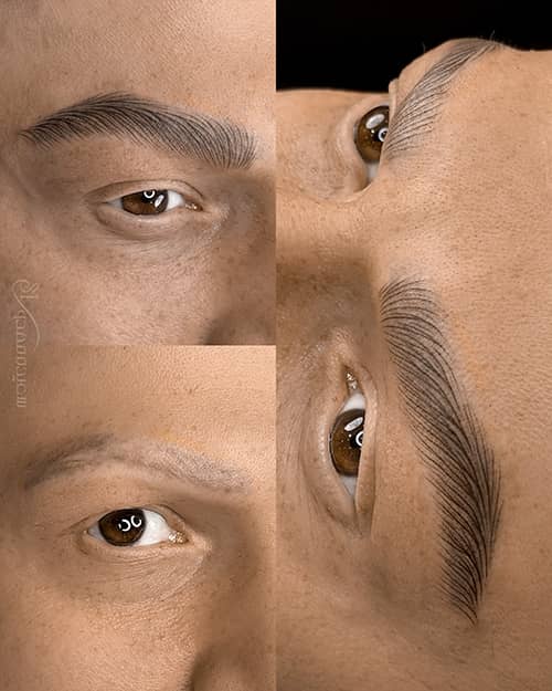 هیراستروک ابرو - استایل مردانه